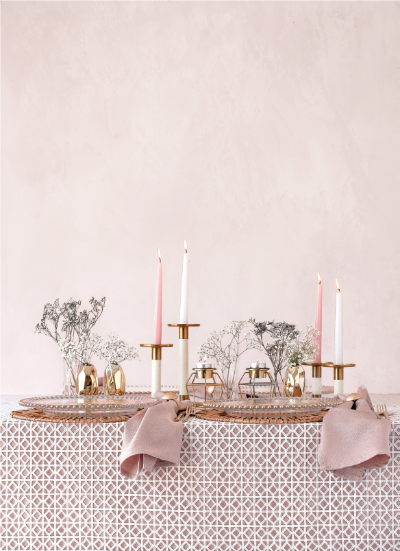 Diamond Lattice Lace Tablecloth Unlined
