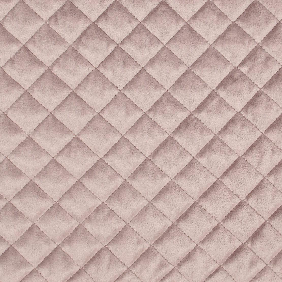 Velvet quilted fabric
