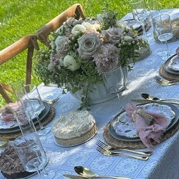 Floral Lace Tablecloth