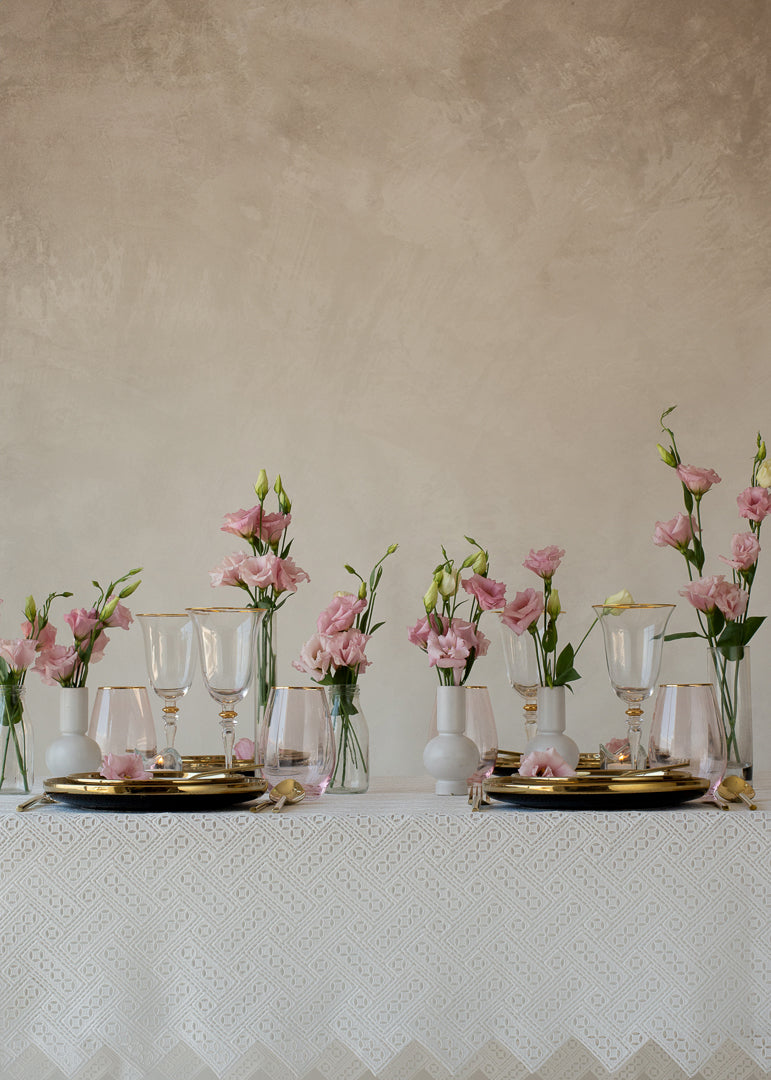 Chambray Tablecloth Lined